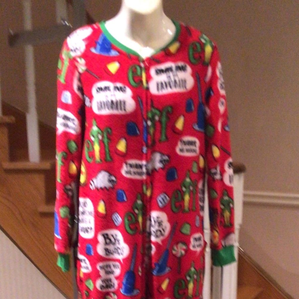🎄Adult /youth Christmas elf onesie pyjamas🎅🏻 - Picture 2 of 4